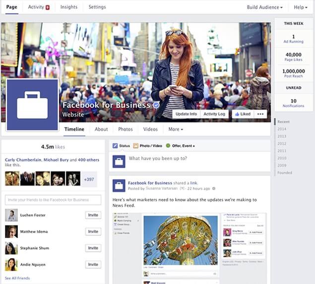 Facebook anuncia novo visual para Páginas